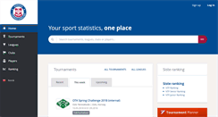 Desktop Screenshot of ntf.tournamentsoftware.com